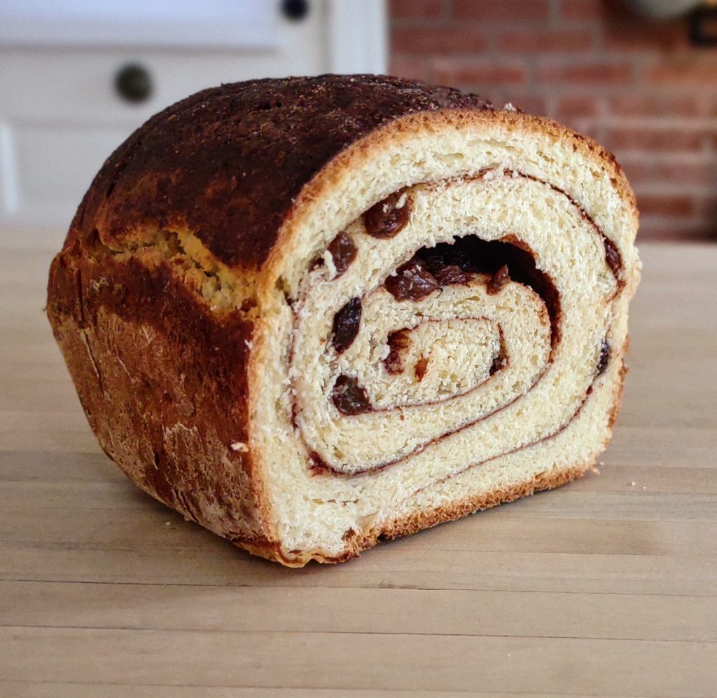 Girls just wanna have fun baking Willard House Rules cinnamon raisin bread